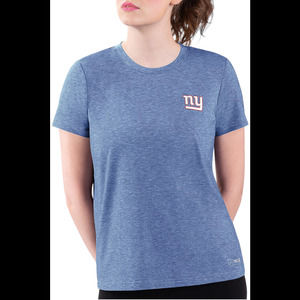 MSX by Michael Strahan for NFL Women's Mesh T-Shirt Giants - Regular